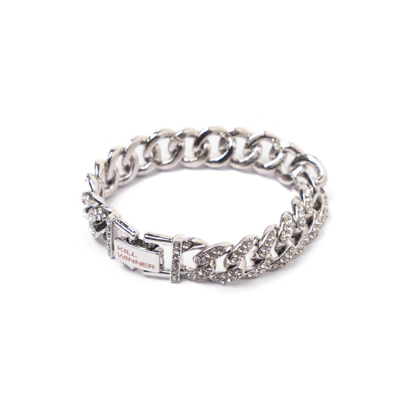 killwinner手链killwinner回到未来双排镶钻古巴手链王嘉尔同耐辉顿