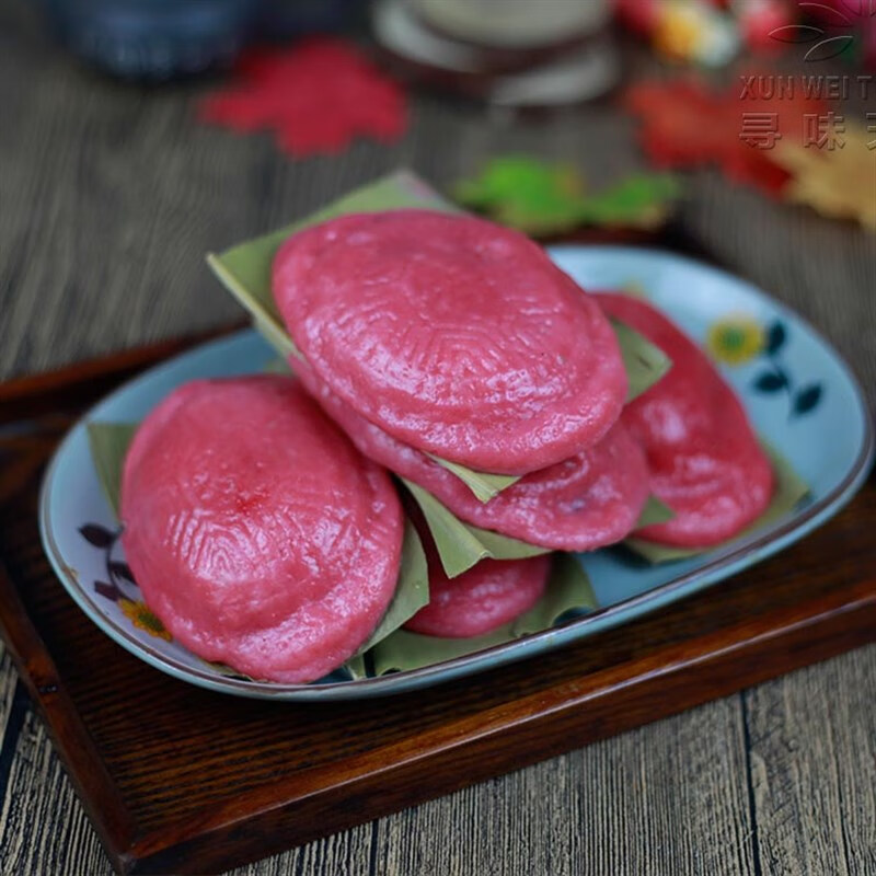 维霆福建特产手工自制红团青团红龟粿鼠曲草青粿清明粿祭拜传统糕点心