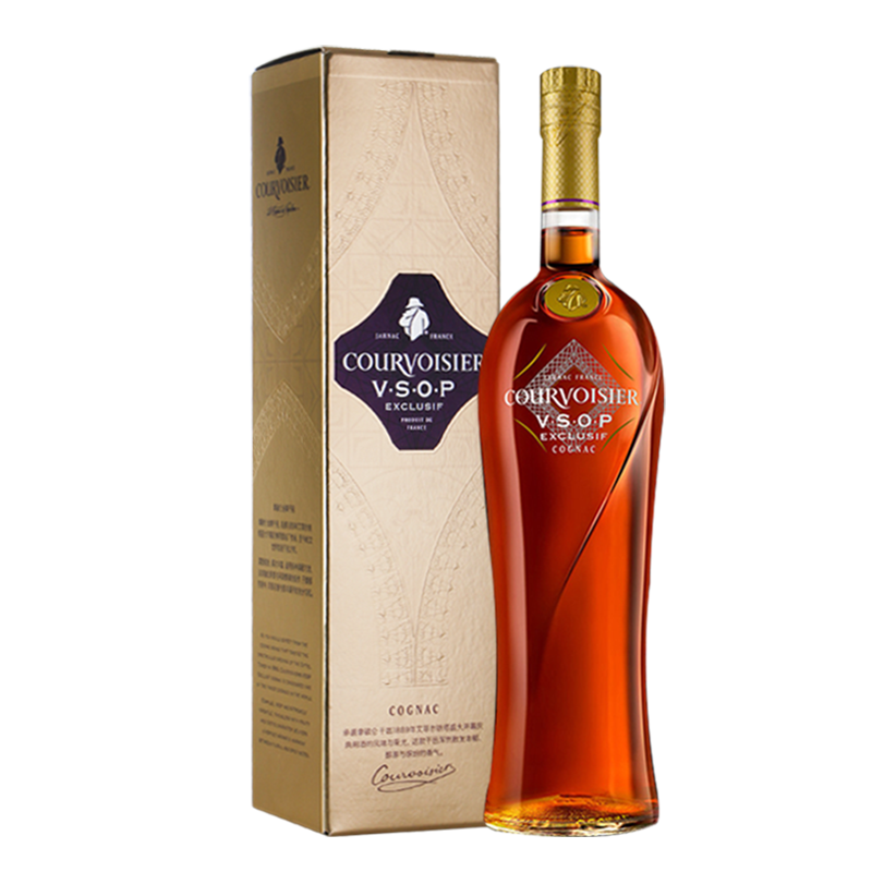 馥华诗(courvoisier)vsop 干邑白兰地(原 拿破仑)洋酒 700ml (新老