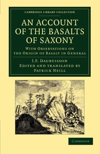 预订 an account of the basalts of saxony