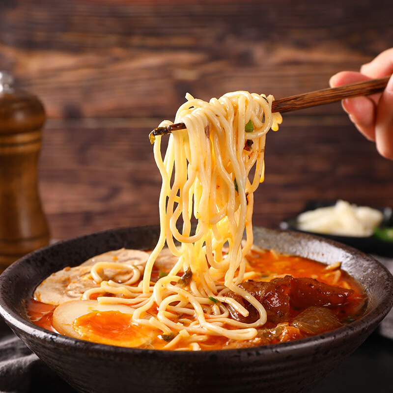 香辣豚骨拉面速食自热食品方便面泡面夜宵520g*2 香辣豚骨面520g*2