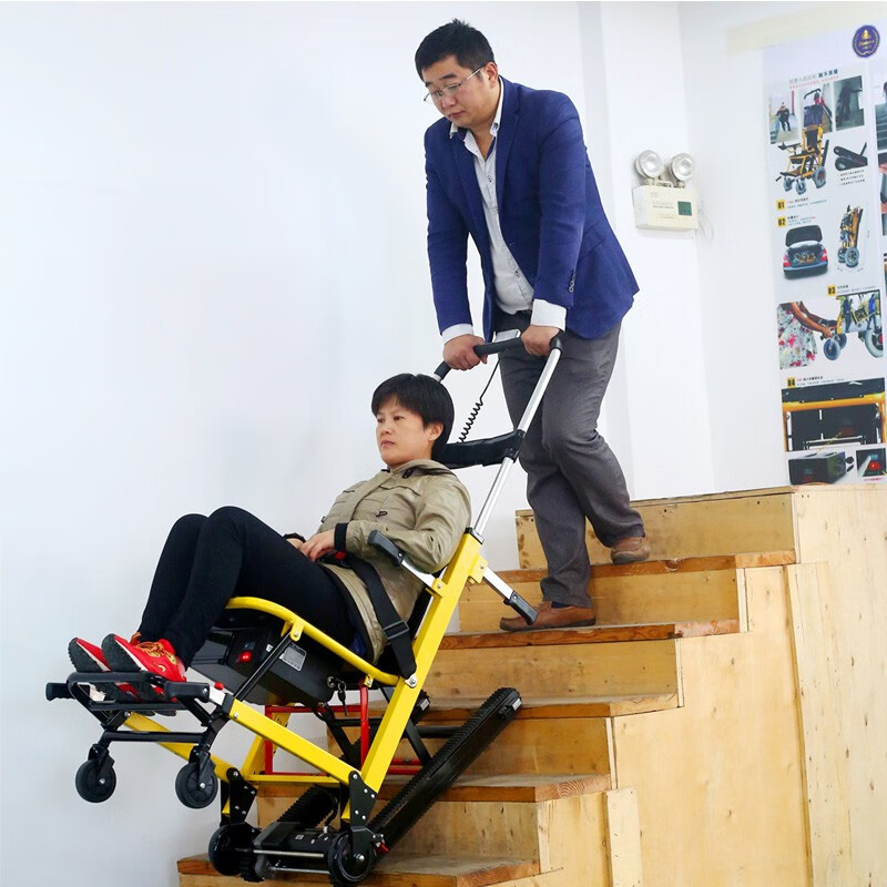 法比欧爬楼梯轮椅上下楼梯神器老人电动爬楼机老年人上下楼梯轮椅残疾