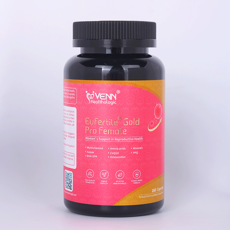 VENN Healthologic红妥孕运妥金助备孕提升卵子质量改善卵巢功能卵泡活性叶酸肌醇 新红妥180粒1瓶
