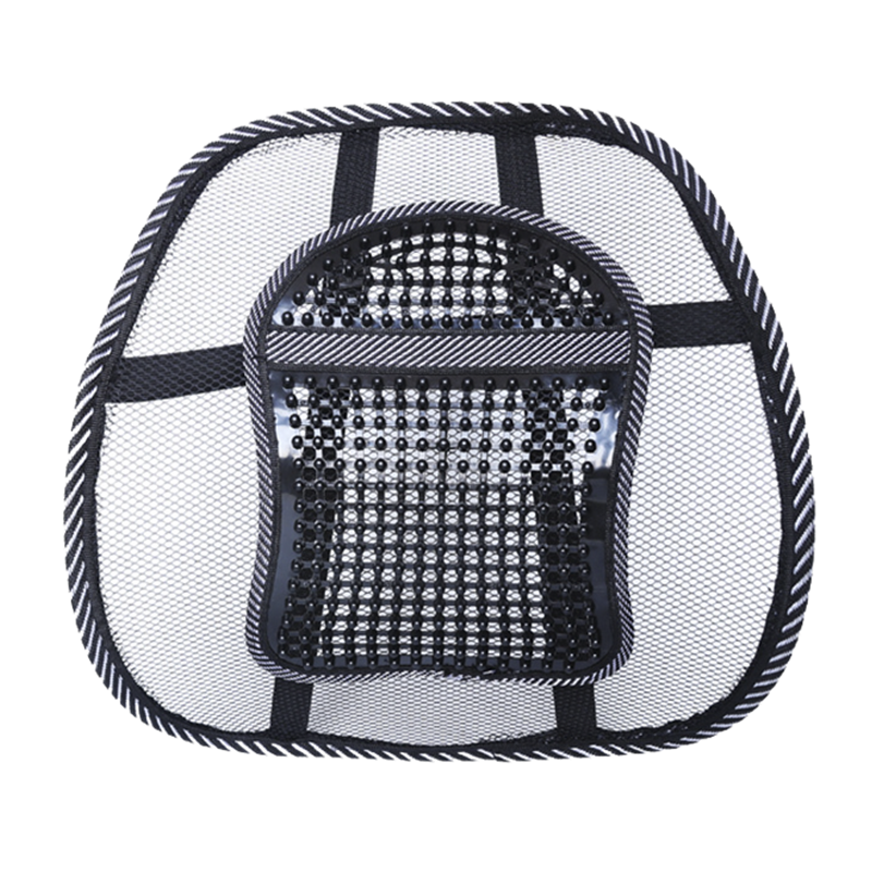 【聚惠】加强款-冰丝按摩腰靠，保护颈椎和腰部健康！|头枕腰靠怎么看历史价格