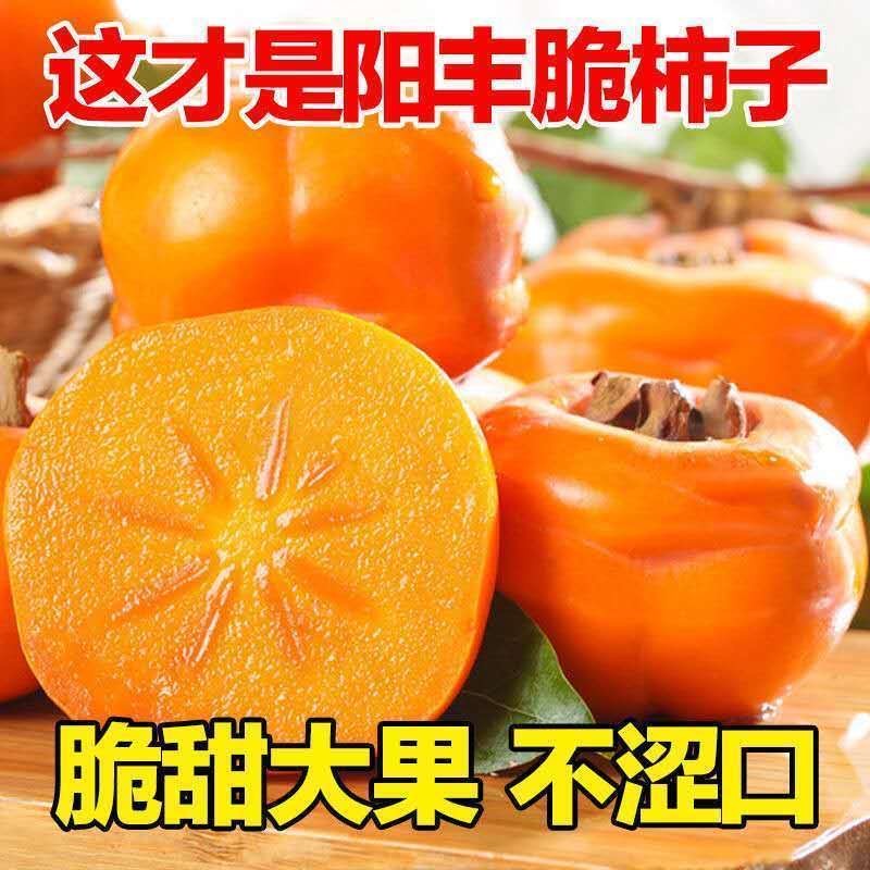 果迎鲜柿子 5斤 新鲜水果 山西巧克力脆柿使用感如何?