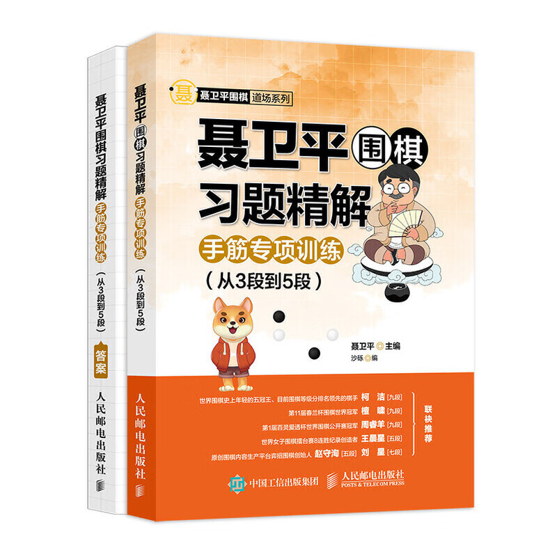 聂卫平围棋习题精解 手筋专项训练从3段到5段 围棋书籍定式死活段位大全棋谱教材教程书少儿速成入门启蒙基础书初级篇提高棋艺