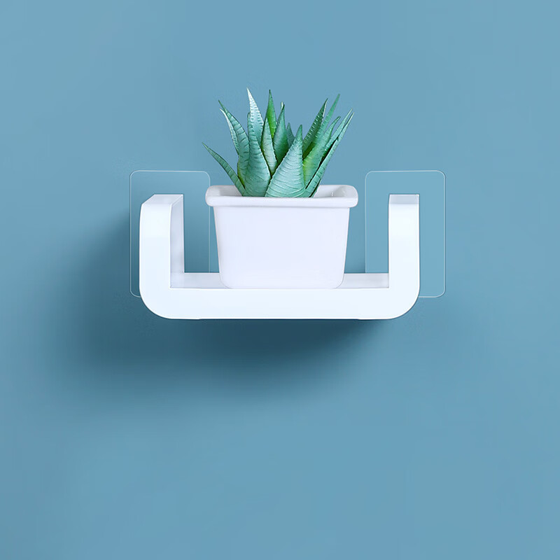 可洛得卫生间置物架托板壁挂免打孔浴室洗漱台厕所墙上收纳一字搁板