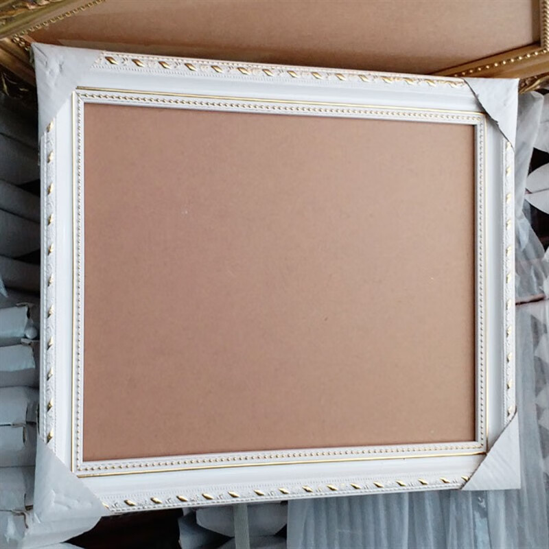 飘窗a3纸镜框实木相框镜框画框 a3加大放塑封后a3照片纸的相 白色2.