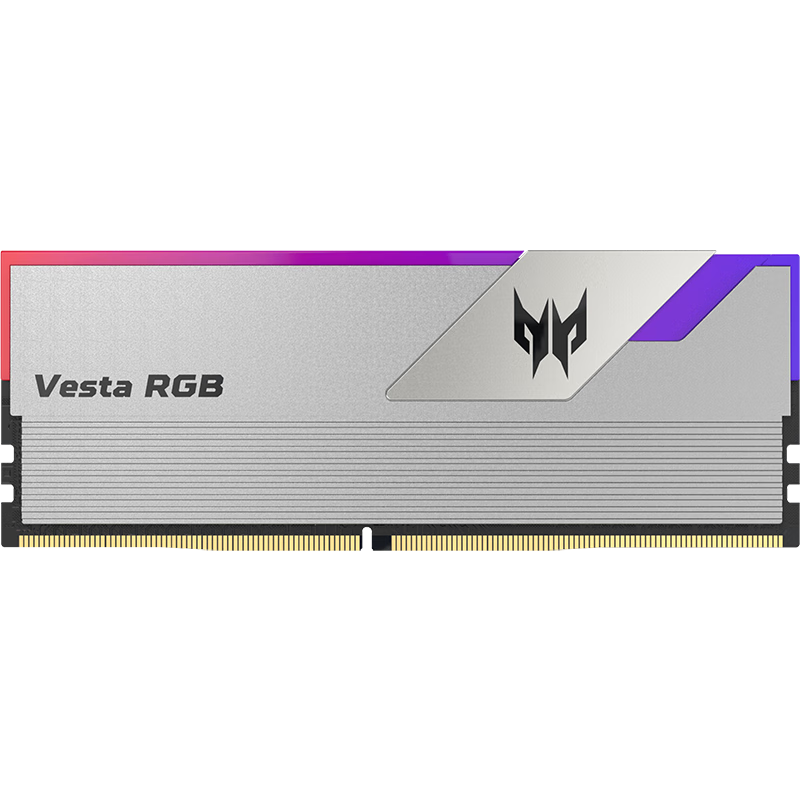 宏碁掠夺者（PREDATOR）32G(16G×2)套 DDR4 3600频率 台式机内存条 Vesta 炫光星舰系列（C14）B-die颗粒