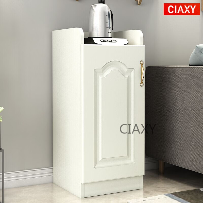 ciaxy茶水柜简约现代餐边柜办公室厨房储物柜客厅水桶柜欧式收纳柜 全