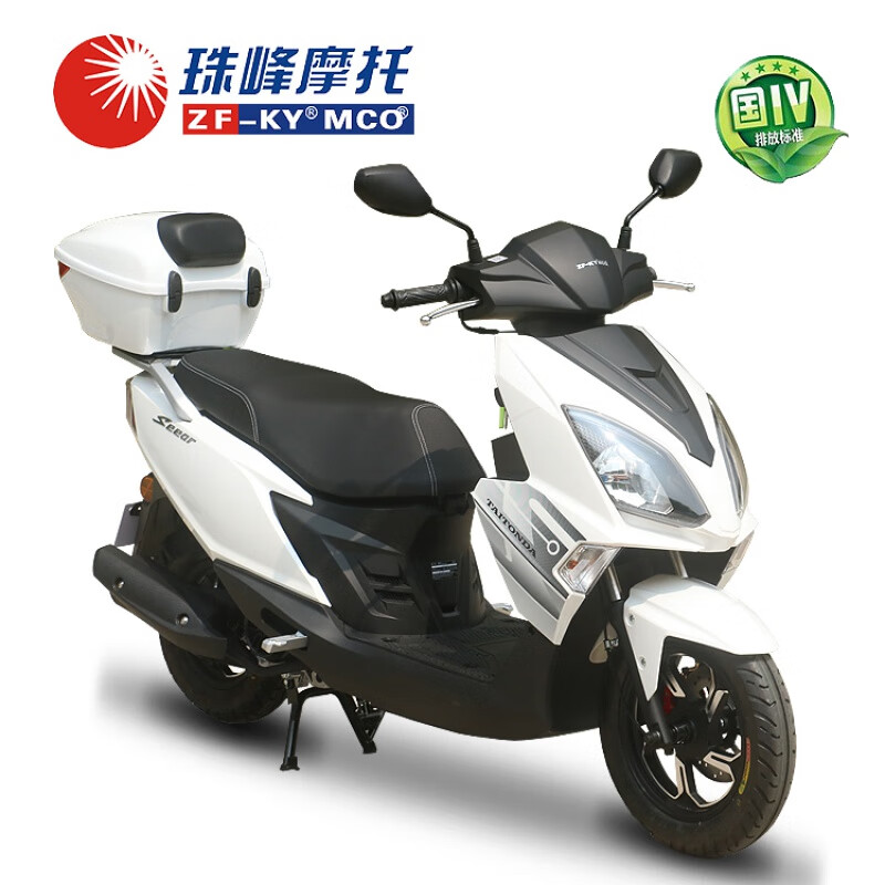 runtema珠峰摩托车可上牌国新款uy125摩托车国四110女式燃油踏板车