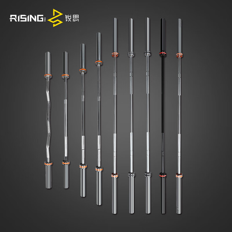 rising锐思 专业健身房奥杆系列 杠铃杆 大孔径奥杆 卧推杆硬拉力量