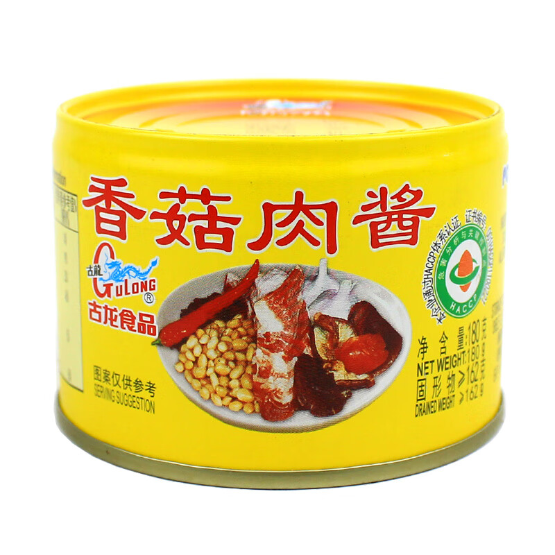 古龙香菇肉酱 180g 1罐