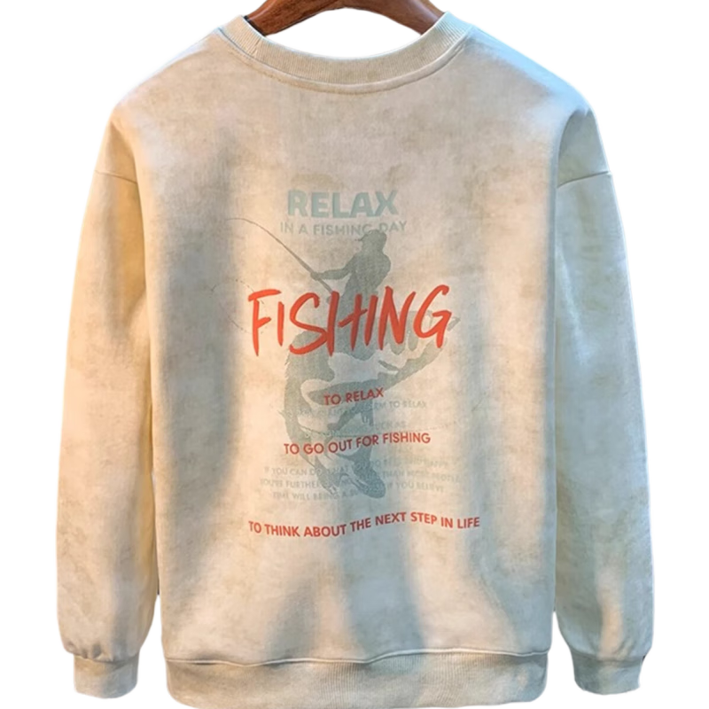 百亿补贴：啄木鸟（TUCANO）美式印花卫衣男2025年秋冬新款潮流情侣圆领复古加绒加厚男士衣服 杏色 S 【适合90-115斤】 133元