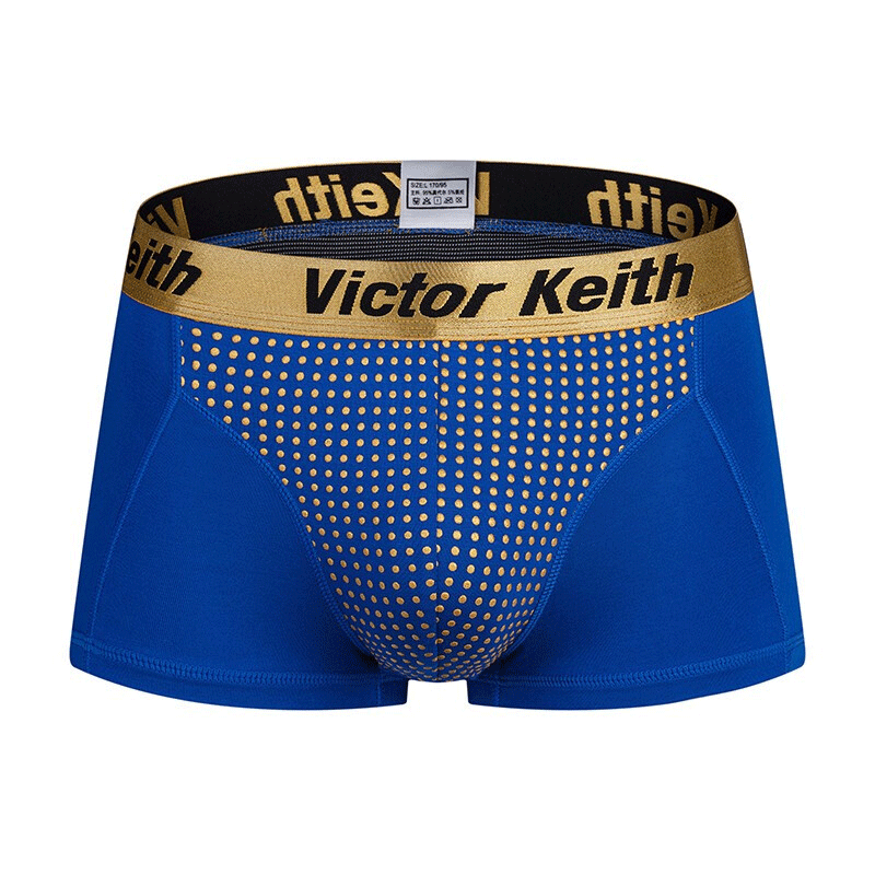 Victor Keith英国卫裤官方正品男士高档内裤保健莫代尔磁石疗大粗硬长多功能量 (其它颜色搭配可备注)黑色 2条 XL (120斤到140斤左右)