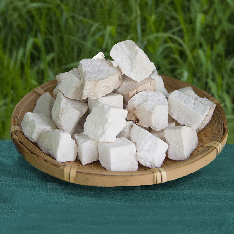 茯苓中药材云南纯野生特级500克白茯苓粉食用获苓块土伏芩干 野生茯苓