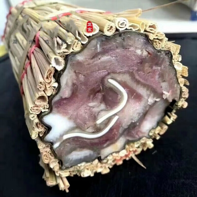 湖州特产手工熟猪头肉冷盘凉菜即食猪头糕冻年货卤味 原味 2根 (毛重