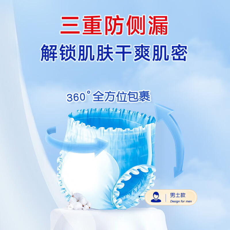 老来福成人纸尿裤消臭老年人内裤型纸尿裤男女士经期产妇安睡裤 【8包组合】男士拉拉裤XL共80片