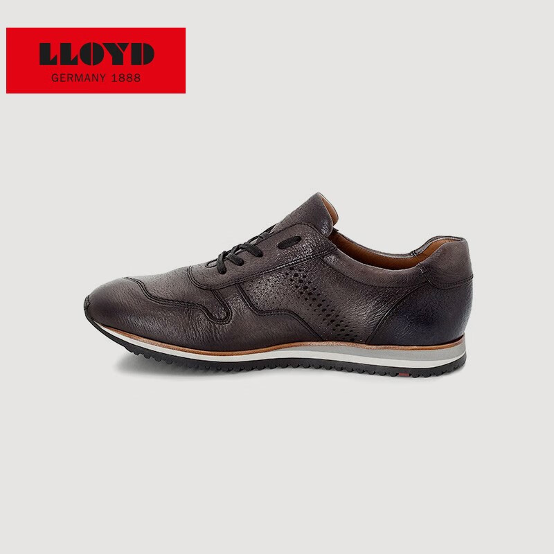 利来(lloyd)利来男鞋 进口德国 鹿皮鞋面 舒适透气百搭时尚休闲运动鞋