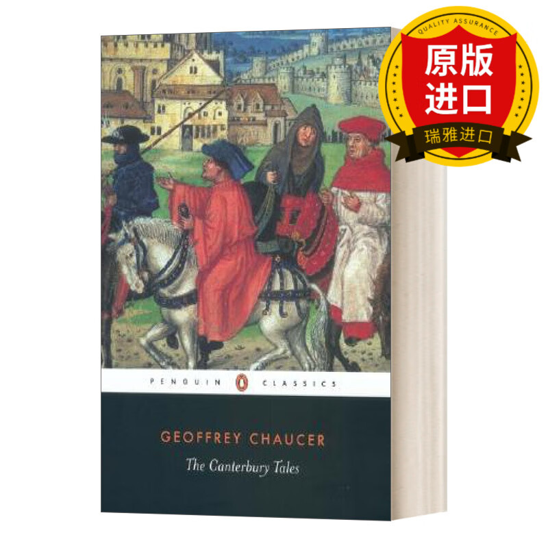 英文原版 the canterbury tales 坎特伯雷故事集 黑经典 英文版 进口