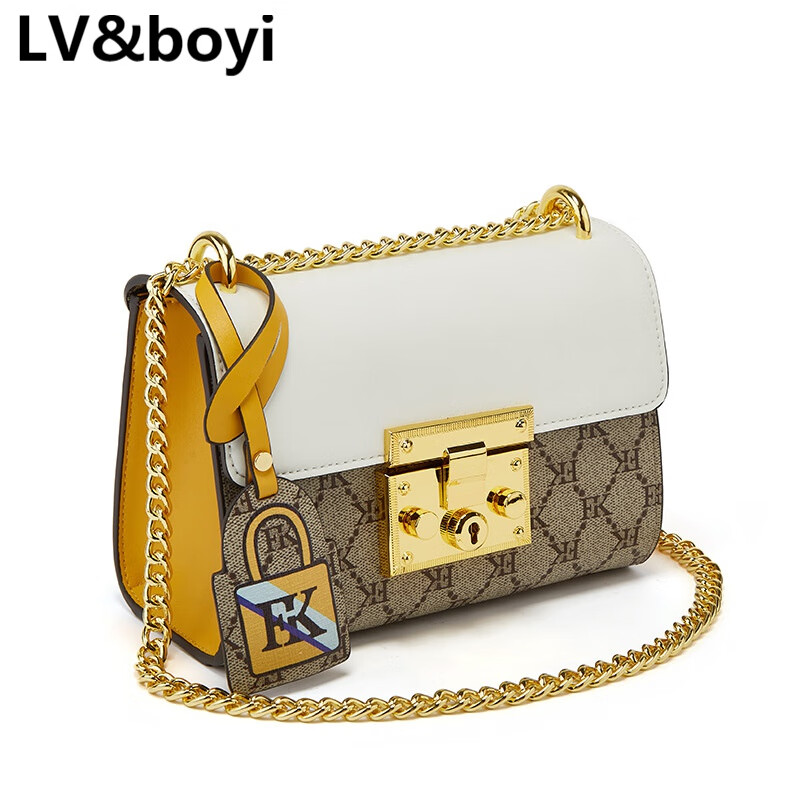 lv&boyi奢侈品品牌包包女包女斜挎2022新款复古老花单肩包欧美包经典