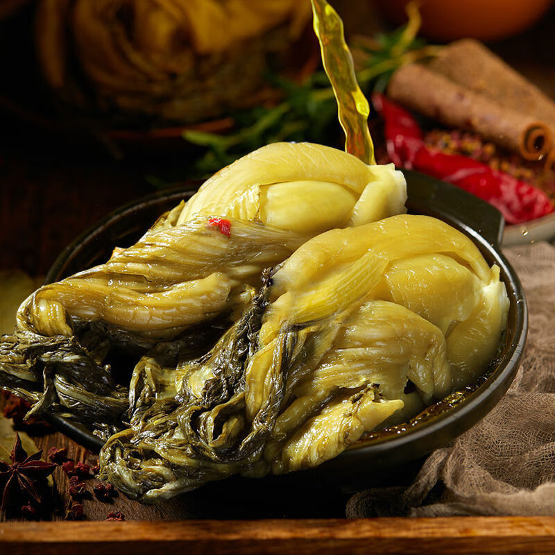 维霆广东潮汕特产澄海酸菜 酸菜咸菜酸菜鱼小菜下饭菜 【3袋】(共750g