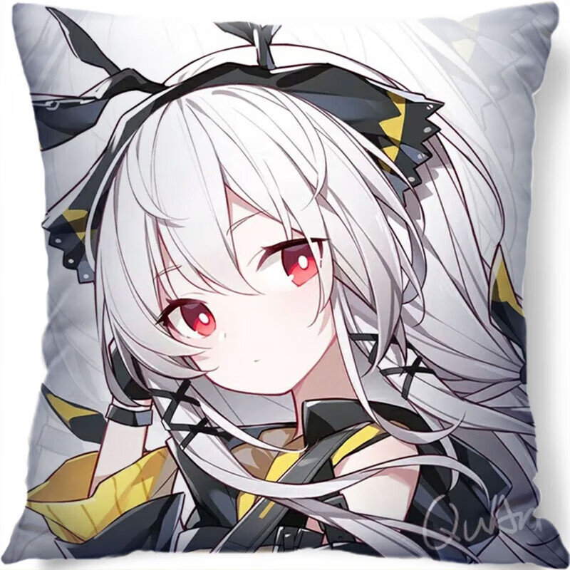 明日方舟周边抱枕艾雅法拉w闪灵动漫手办玩偶二次元睡觉靠垫定制 温蒂