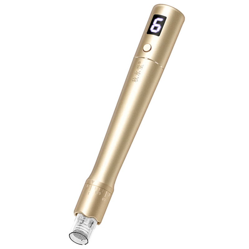 纳米电动微针仪器微晶院线中胚层导入mts水光针飞梭仪浅导家用 香槟金