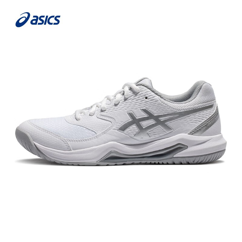 亚瑟士asics网球鞋女鞋舒适透气网面缓震运动鞋 gel-dedicate 8 白色