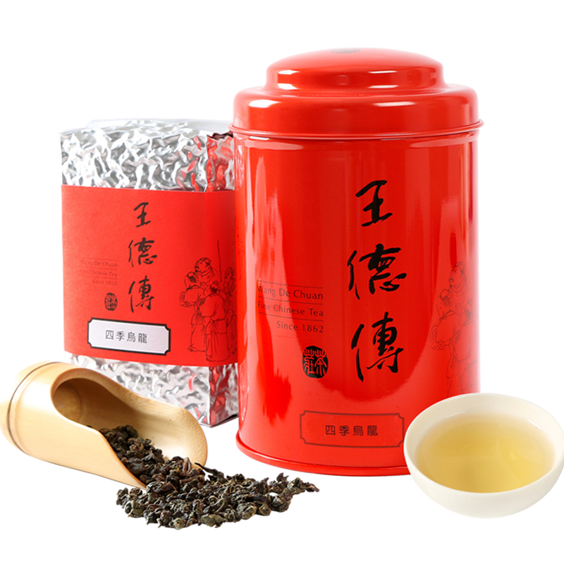 王德傳（Wang De Chuan） 王德傳 王德传茶庄四季春乌龙茶台湾进口轻烘焙 简装150g*1袋