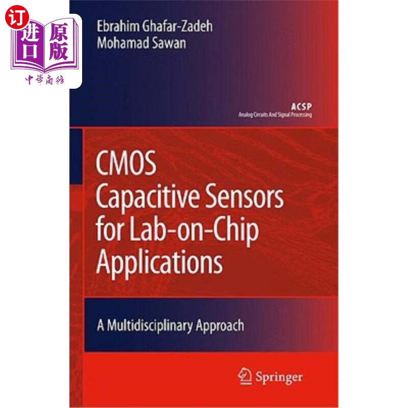 海外直订cmos capacitive sensors for lab-on-chip applications: a