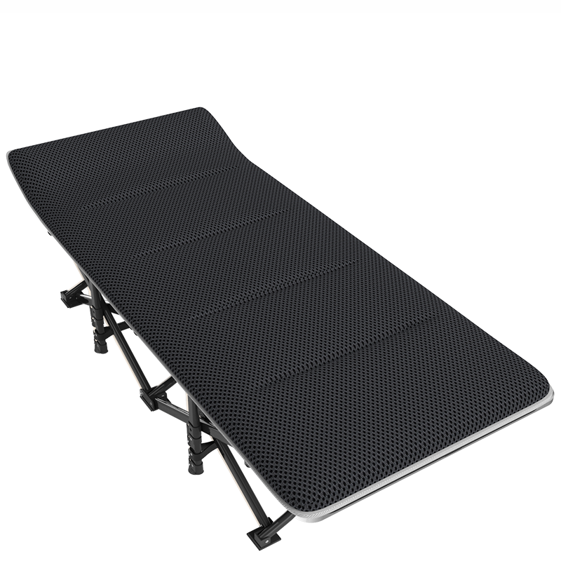 南极人折叠床单人床办公室午睡午休床医院陪护床便携躺椅户外行军床配4D透气棉垫