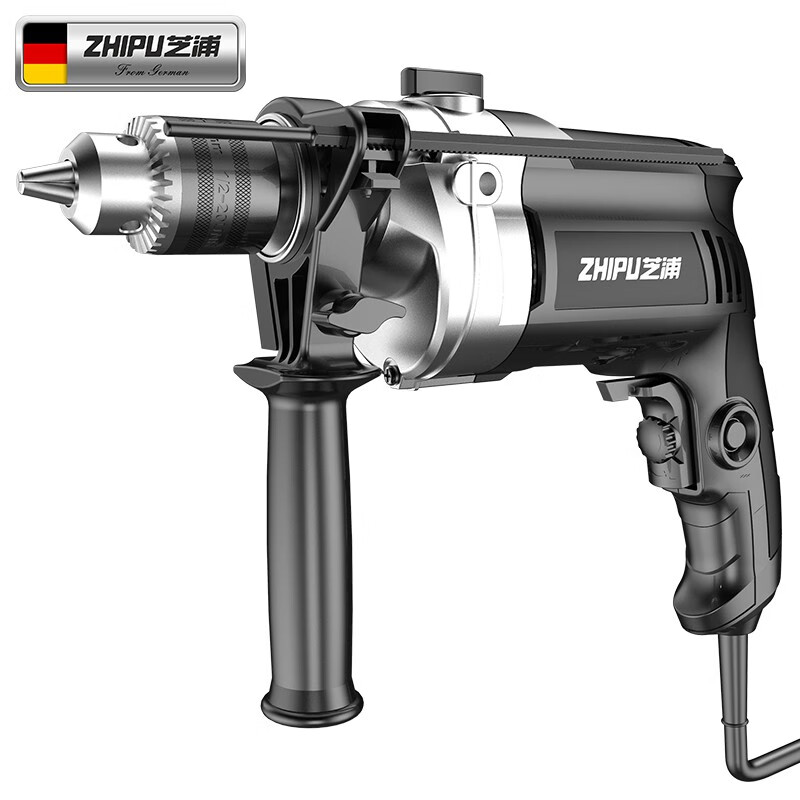 芝浦(zhipu)冲击钻家用电钻多功能手电钻电动螺丝刀电起子轻型电锤