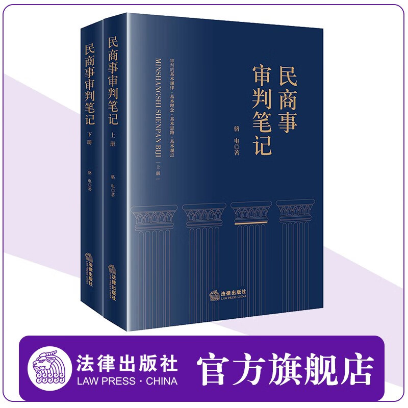 民商事审判笔记(上下册)骆电著 法律出版