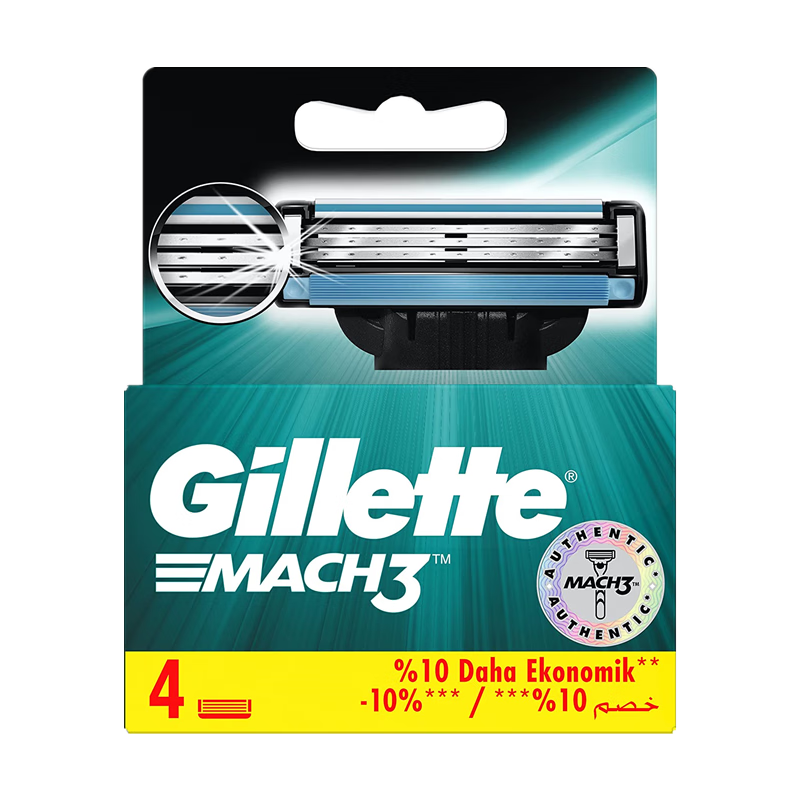 ����Gillette����3�������뵶�滻װ4��ͷ �ֶ���Ƭ�滻װ��ʿԭװ���� ���б�Я 29.8Ԫ