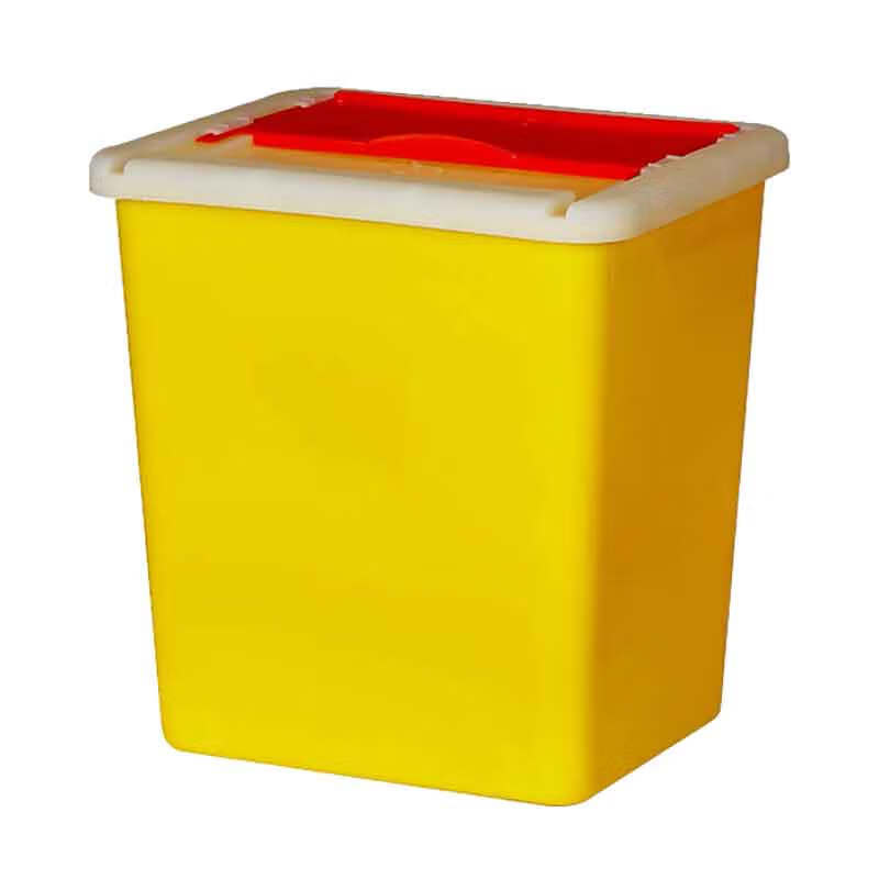 辉煌优品方形卫生所锐器盒黄色小型废物桶诊所科室8l