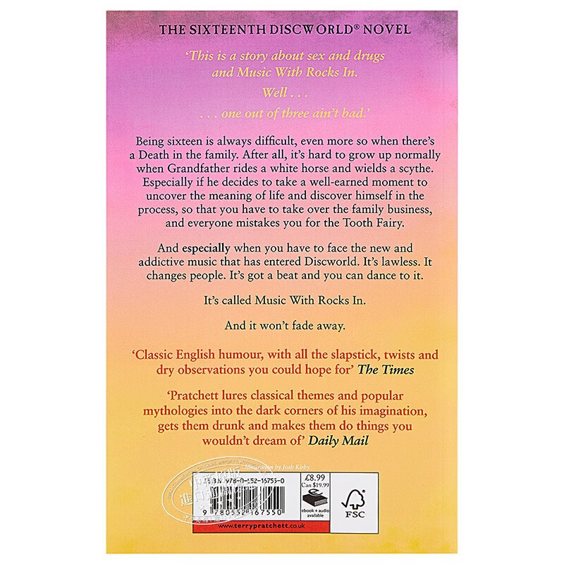 碟形世界16：灵魂乐 英文原版 科幻小说 Discworld Novel 16截图
