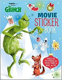 现货 绿毛怪格林奇电影黏贴书 英文原版 The Grinch: Movie Sticker