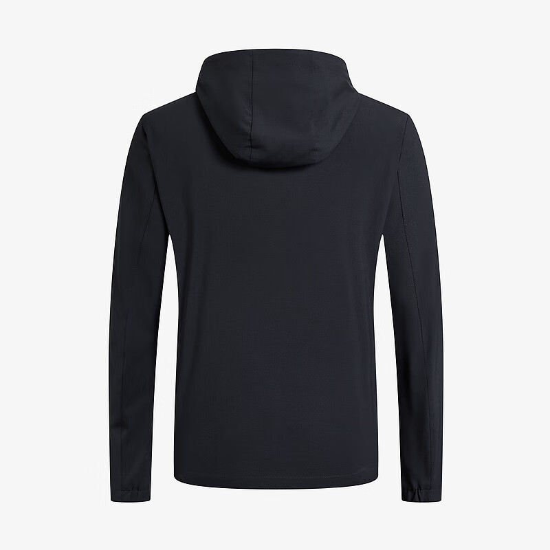 MAYOR男装 秋季羊毛桑蚕丝混纺可脱卸帽单茄克 藏青 M 170/92A