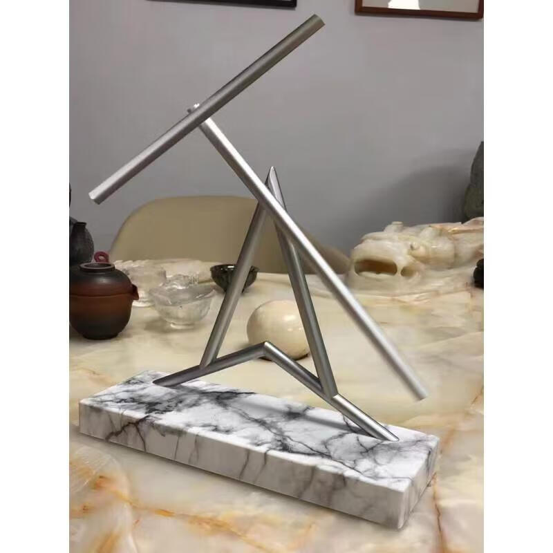 亚柏隆创意家居反重力牛顿摆钢铁侠混沌摆永动摆件乔迁商务送礼品神器