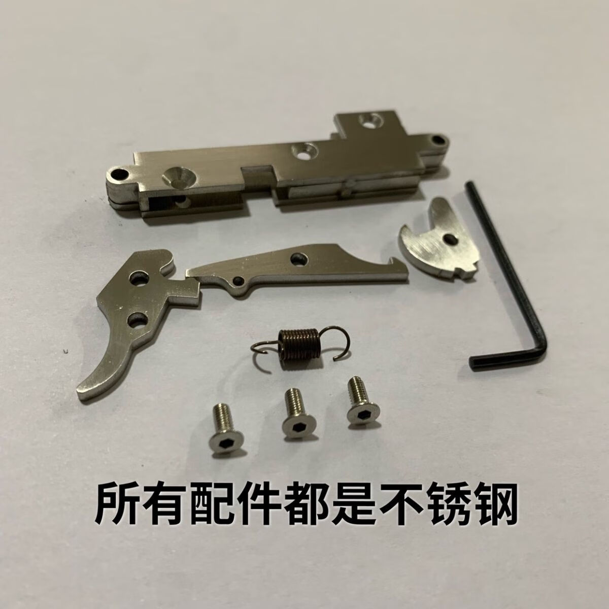 首贡野战狼撒放器弹弓撒放器黄蜂天牛通用不锈钢diy扳机 diy扳机