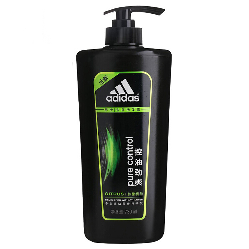 阿迪达斯(adidas)男士控油劲爽去屑洗发露洗发水多效水润运动 酷爽