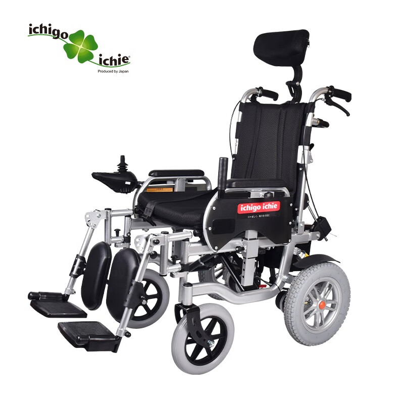 一期一会(ichigo ichie)日本品牌电动轮椅车老人轻便可折叠高靠背可全