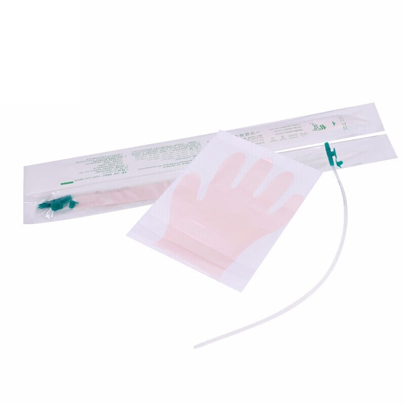 桂龙  医用次性使用硅胶吸痰包 吸痰管带手套 50支装 f12号(4.