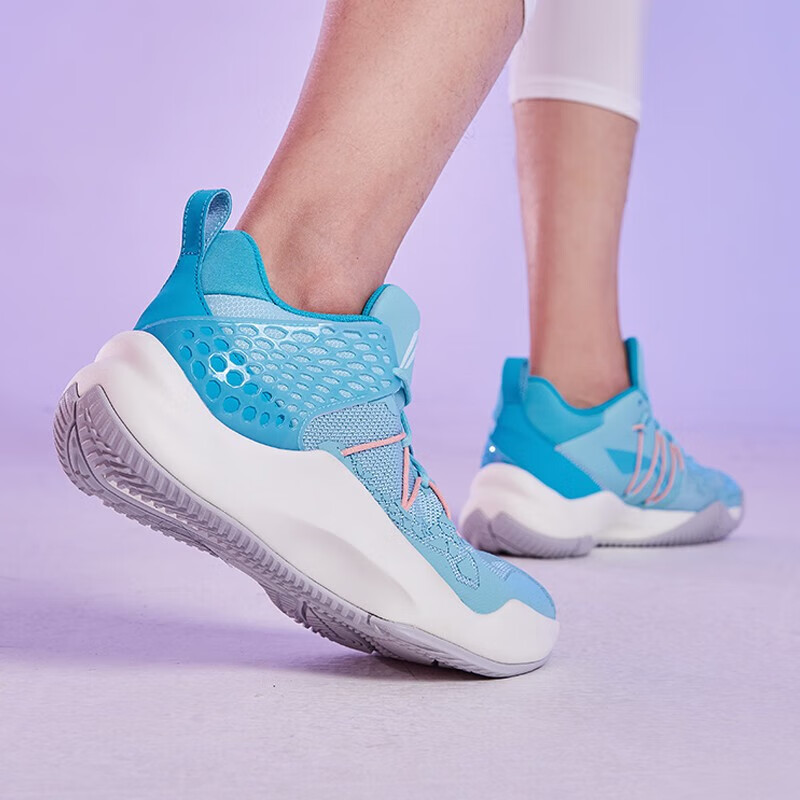 李宁(li-ning)篮球鞋男音速8低帮td团队版体育生青少年缓震防滑专业