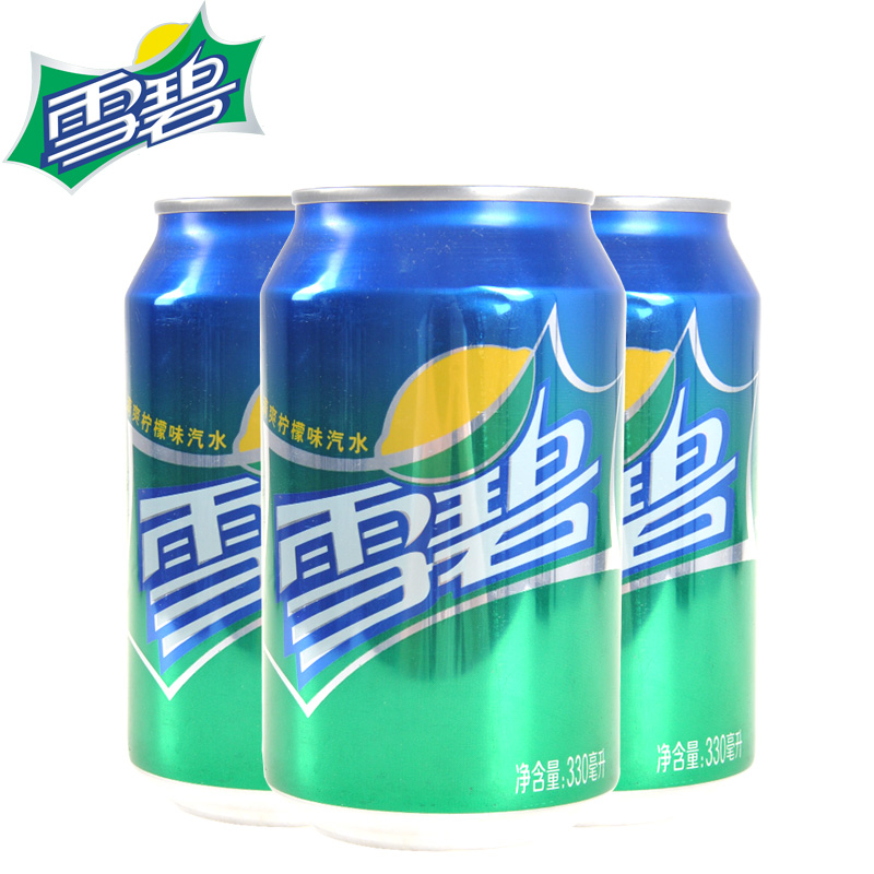 可口可乐雪碧罐装330ml/罐碳酸饮料好喝的夏季冰镇饮品 6罐