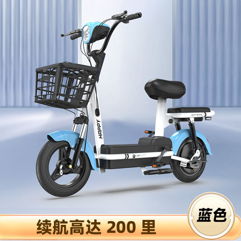 zihu新国标电动车成人新款两轮电动自行车48v男女电瓶车双人代步车