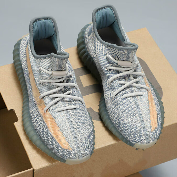 tafn椰子鞋男340满天星男鞋夏季透气百搭女椰子潮流同款休闲鞋 灰蓝色