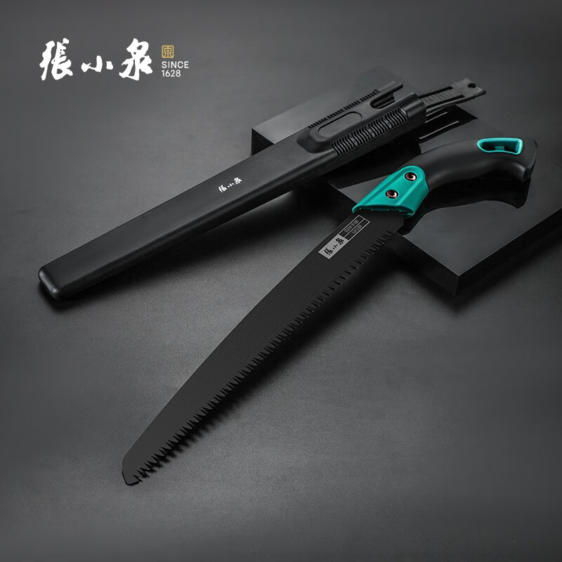 张小泉春悦系列手锯锯树锯子园林伐木头工具家用小型手持木工锯带