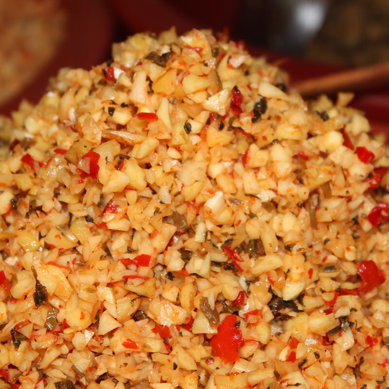 虎钢馋湖南特产湘西酸大头菜农家自制大头菜酸咸菜酸菜外婆菜下饭菜